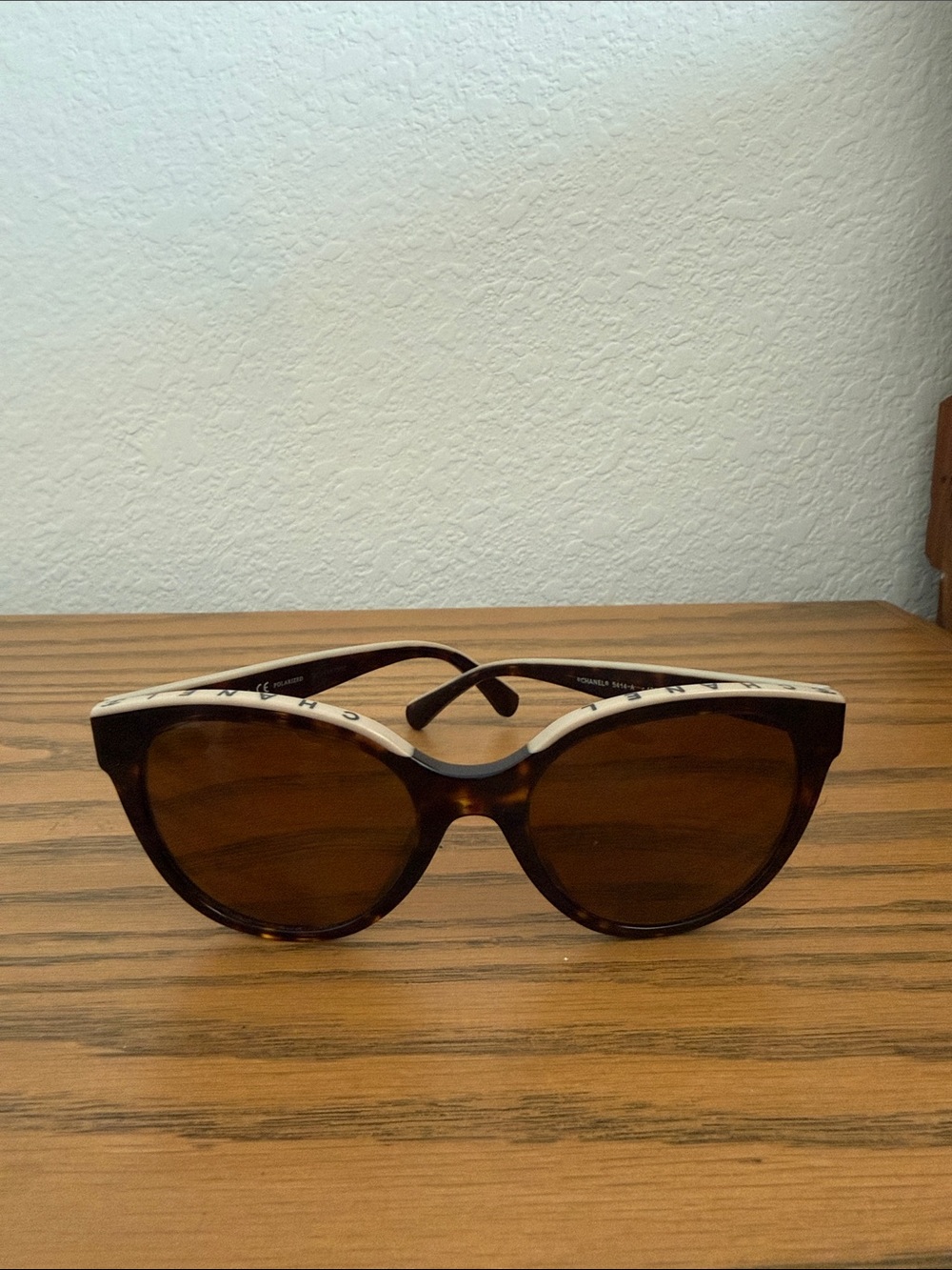Chanel Tortoiseshell Cat Eye Sunglasses - Brown Lenses